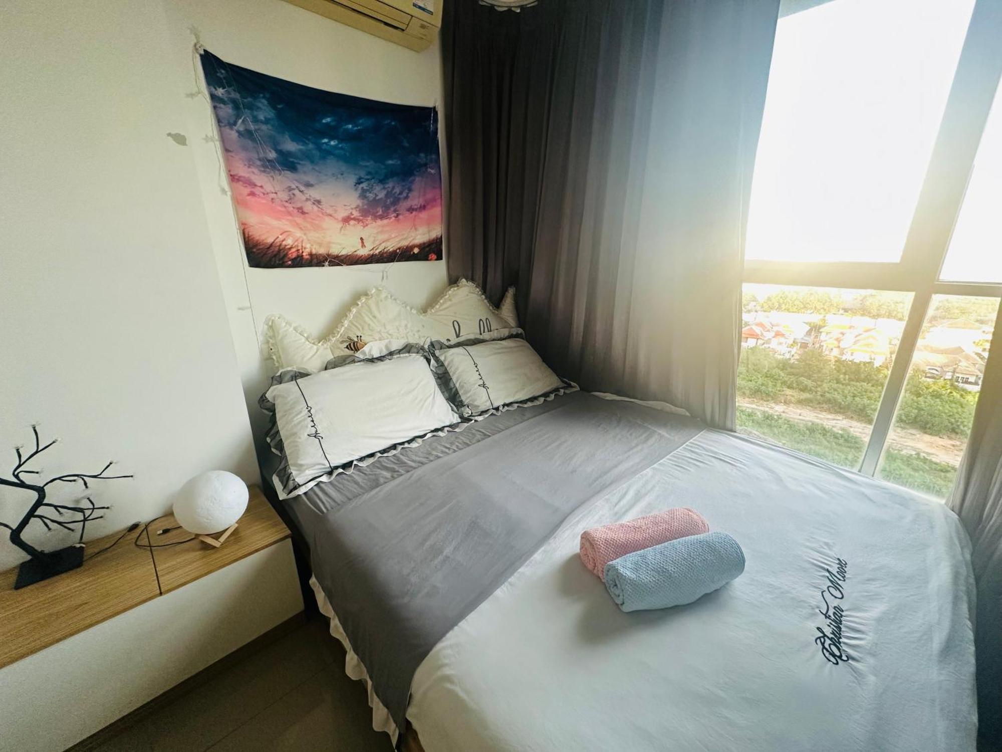 Seaview Beach Room Lumpini-Pool And Gym Face To Ocean Jomtien Beach Exterior foto
